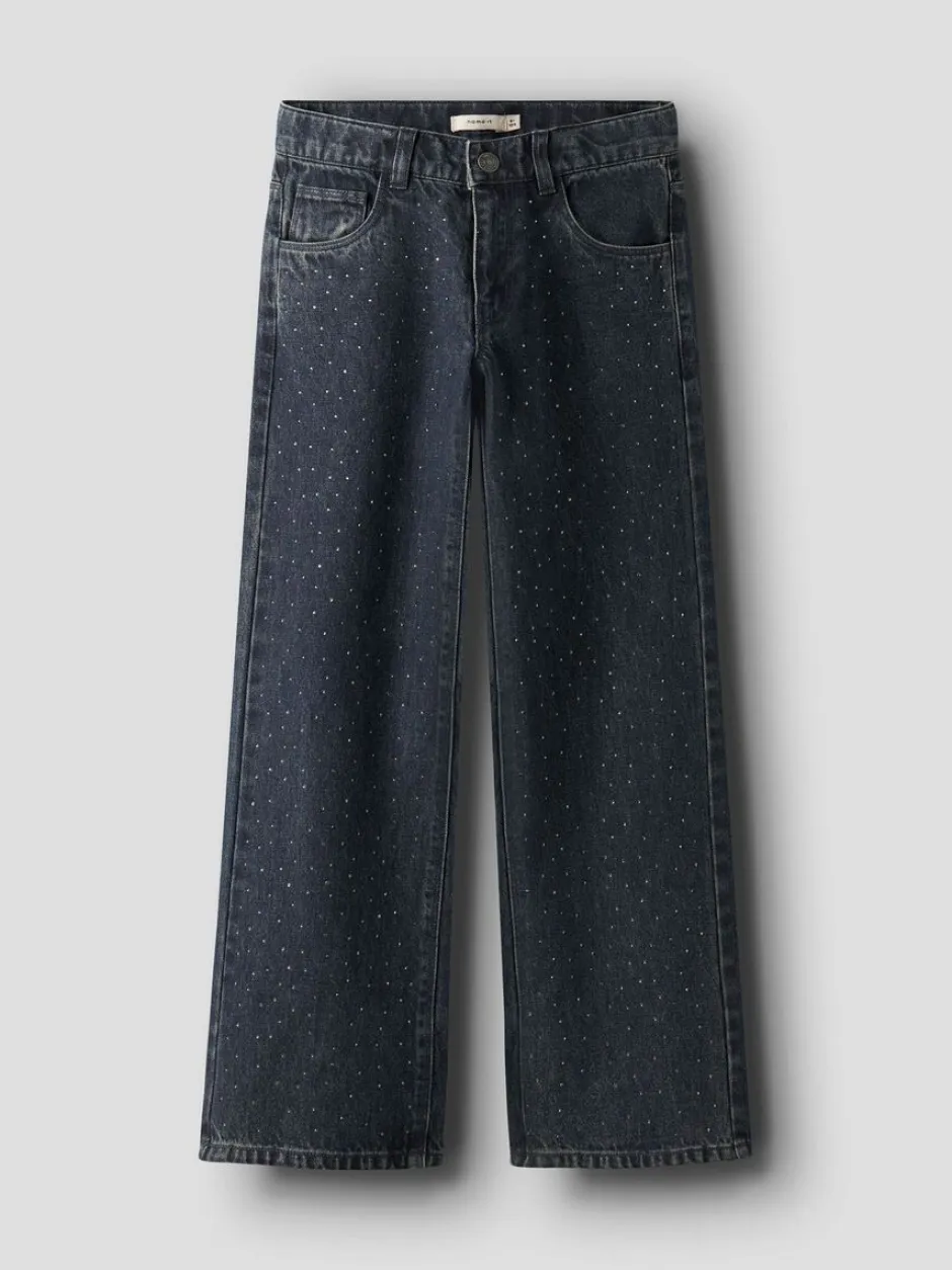 lasten farkut NKFROSE WIDE RHINE JEANS,>Name It New