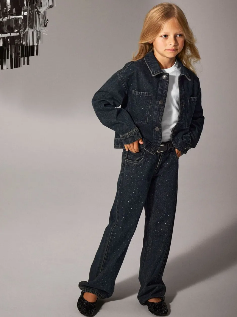 lasten farkut NKFROSE WIDE RHINE JEANS,>Name It New