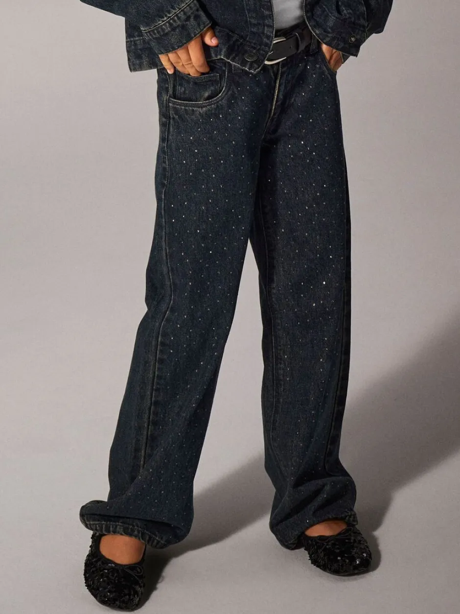 lasten farkut NKFROSE WIDE RHINE JEANS,>Name It New