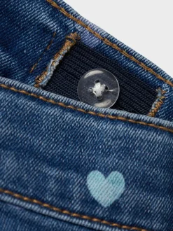 lasten farkut, NMFBELLA MOM SHAPED JEANS Sininen, Indigo><noscript><img width=