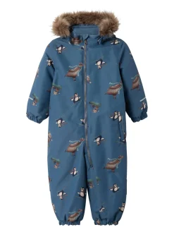 lasten haalari, NMMSNOW10 SUIT ALPIN ANIMALS>Name It Outlet