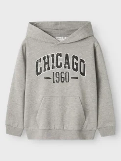 lasten huppari, NKMTEEDDY LS SWEAT Vaaleanharmaa>Name It New