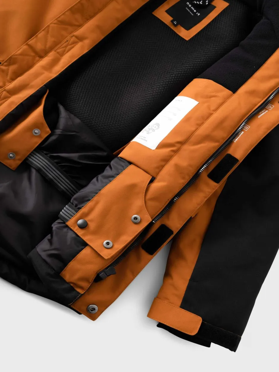 lasten laskettelutakki, NKMSNOW10 SKI JACKET BLOCK>Name It Clearance