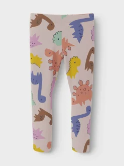lasten leggingsit, NMFNIRIANNE LEGGING Beige Kuosi>Name It Hot