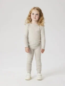 lasten leggingsit, NMNWAX WOOL RIB LEGGING>Name It Discount