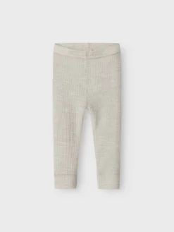 lasten leggingsit, NBNWAX WOOL RIB EGGING>Name It New
