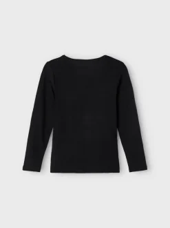 Lasten Merinovilla Paita NKMWANG WOOL PLAIN LS TOP>Name It Best