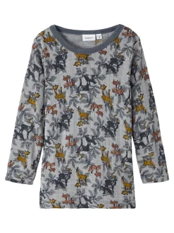 Lasten Merinovillainen Paita NMMWANG WOOL NEEDLE LS TOP NOOS Beige Kuosi>Name It