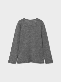 Lasten Merinovilla Paita NKMWANG WOOL PLAIN LS TOP>Name It Discount