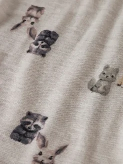 Lasten Merinovillainen Paita, NMMWang Wool Rib LS Top AOP><noscript><img width=