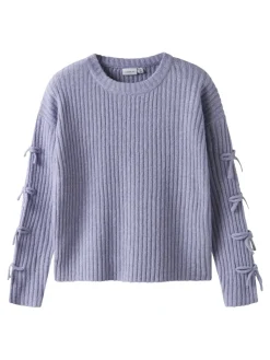 lasten neulepusero NKFTarin LS Knit , violetti>Name It Outlet
