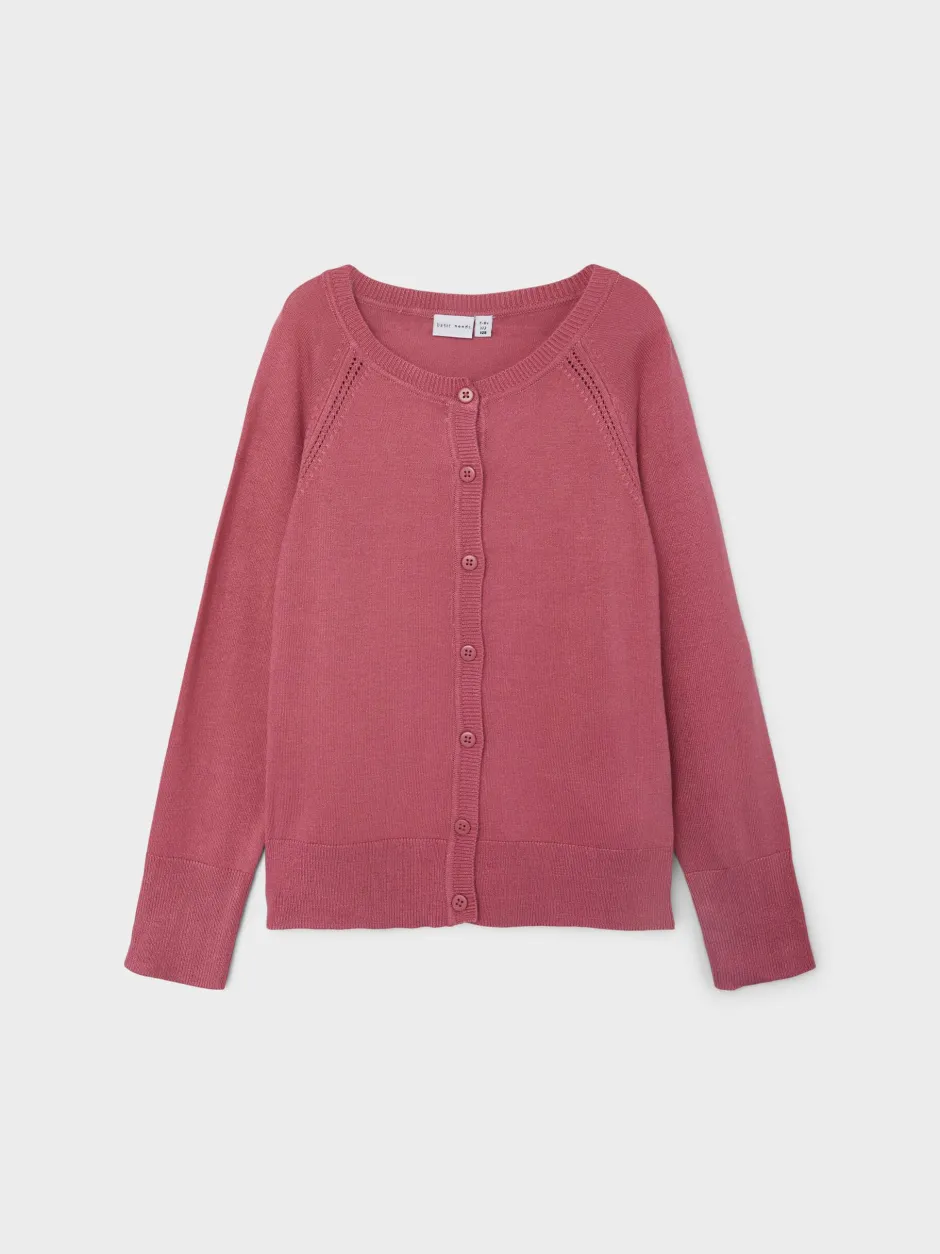 , Lasten Neuletakki, NKFVIONI LS KNIT CARD NOOS>Name It Best