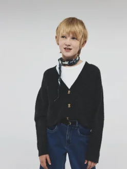 lasten neuletakki, NKFHOLLY BOXY SHORT KNIT CARDIGAN>Name It Best