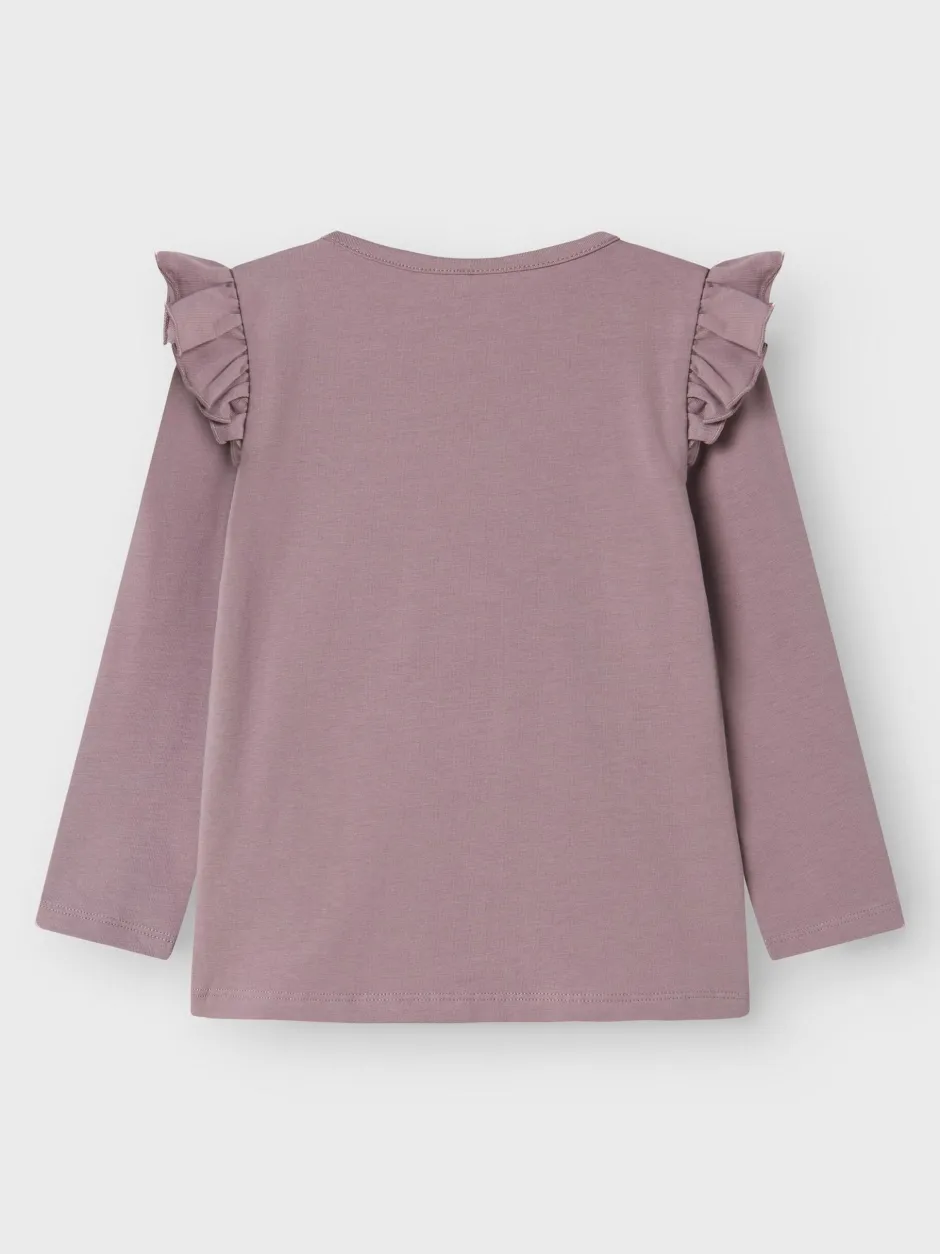 lasten pitkähihainen paita NMFSABINE PAW LS TOP,>Name It Hot