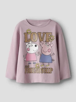 lasten pitkähihainen paita NMFDADA PEPPA LS NREG TOP,>Name It