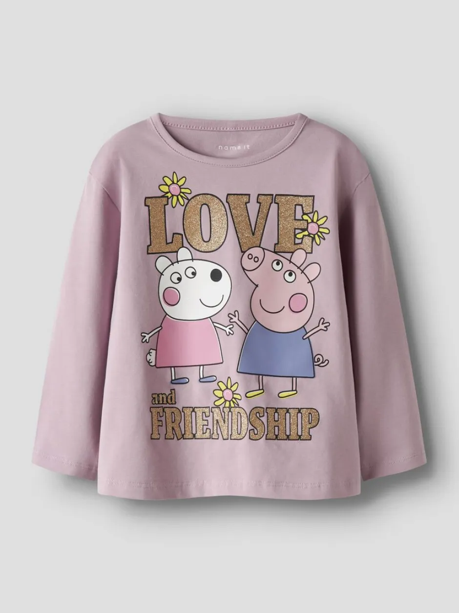 lasten pitkähihainen paita NMFDADA PEPPA LS NREG TOP,>Name It