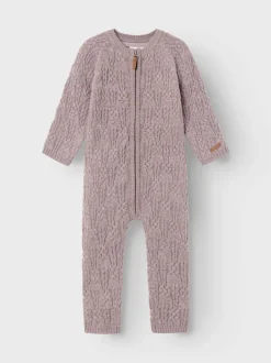 Lasten Potkupuku, NMMWRILLA WOOL LS KNIT SUIT>Name It Best