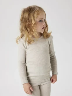 lasten pusero, NMNWAX WOOL RIB LS TOP>Name It Clearance