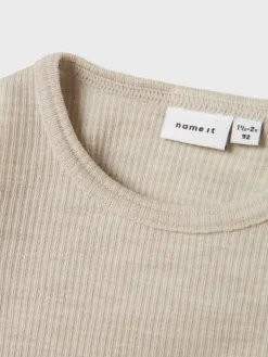 lasten pusero, NMNWAX WOOL RIB LS TOP><noscript><img width=