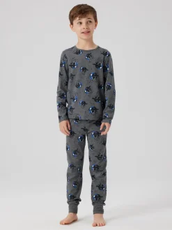 lasten pyjama, NKMNIGHTSET DARK GREY SKULL>Name It Clearance