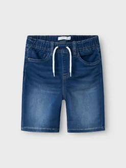 lasten shortsit, NKMRYAN JOGGER DNM SHORTS Indigo>Name It