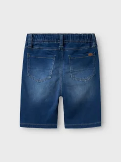 lasten shortsit, NKMRYAN JOGGER DNM SHORTS Indigo>Name It