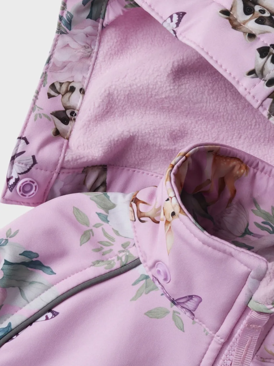 lasten softshell haalari, NMFALFA08 SOFTSHELL SUIT AOP>Name It Sale