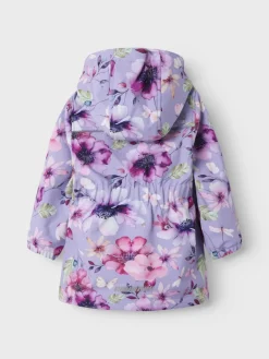 lasten softshell takki, NMALFA08 SOFTSHELL LONG JACKET Liila>Name It New