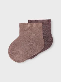 Lasten Sukat, NBFWAKTA WOOL/VIS 2P SOCK>Name It Clearance