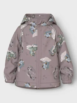 Lasten Takki, NMFALFA08 SOFTSHELL JACKET UNICORNS i>Name It New
