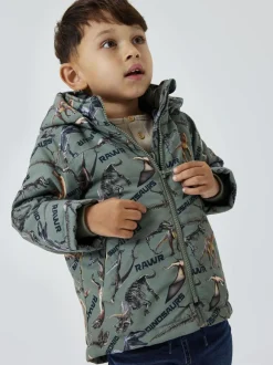 Lasten Takki, NMMMAX JACKET AOP Vihreä Kuosi>Name It Sale