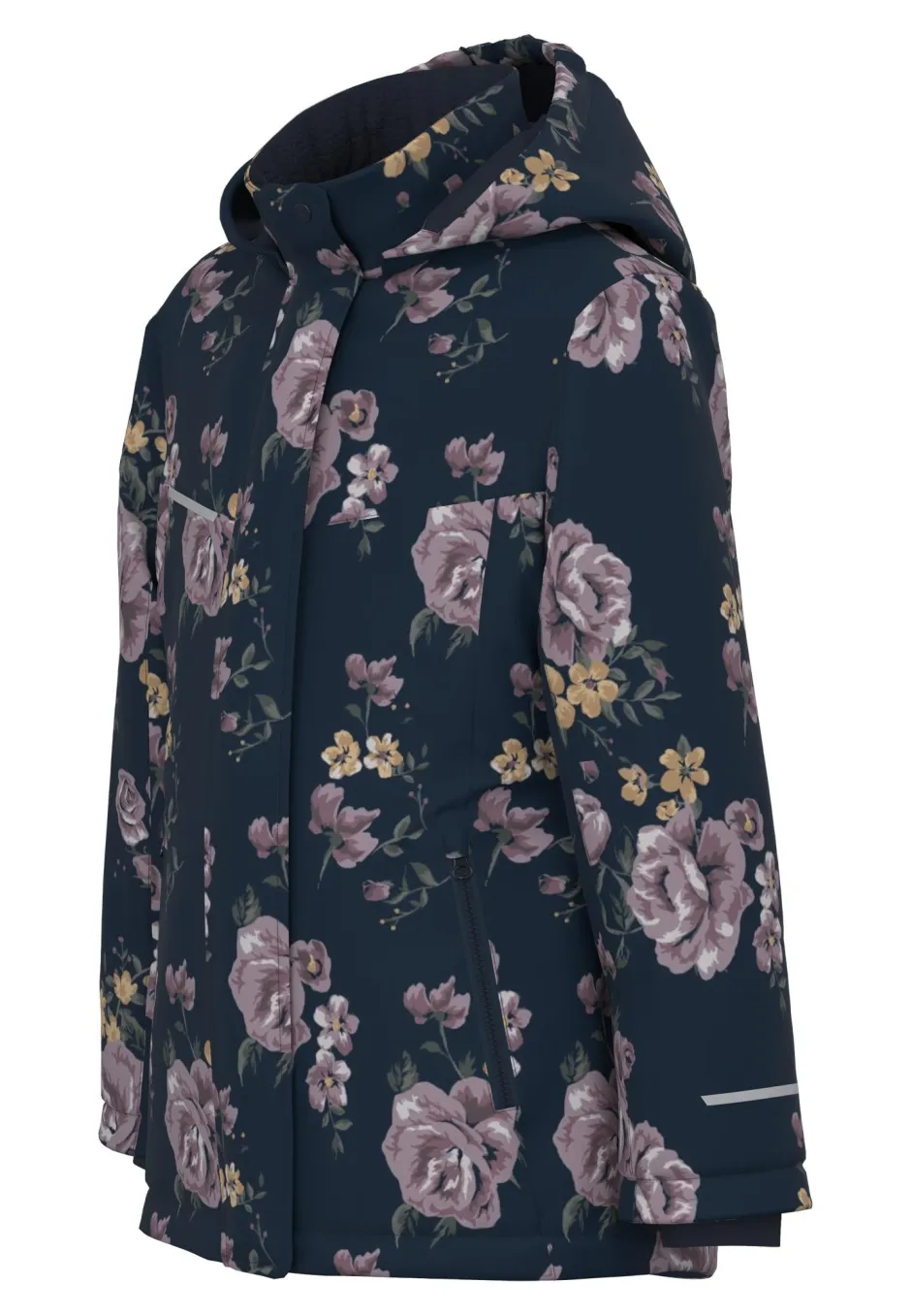 lasten talvitakki, NKFSNOW10 JACKET FLOWER>Name It