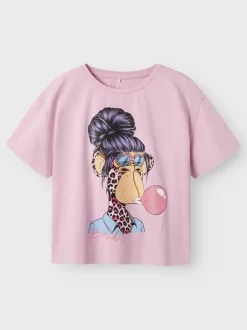 lasten t-paita, NKFNYSA BOREDOFD SS RLX TOP>Name It Hot