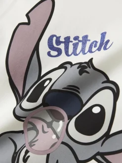 lasten t-paita NKFAKUN STITCH REG TOP NOOS, luonnovalkoinen><noscript><img width=