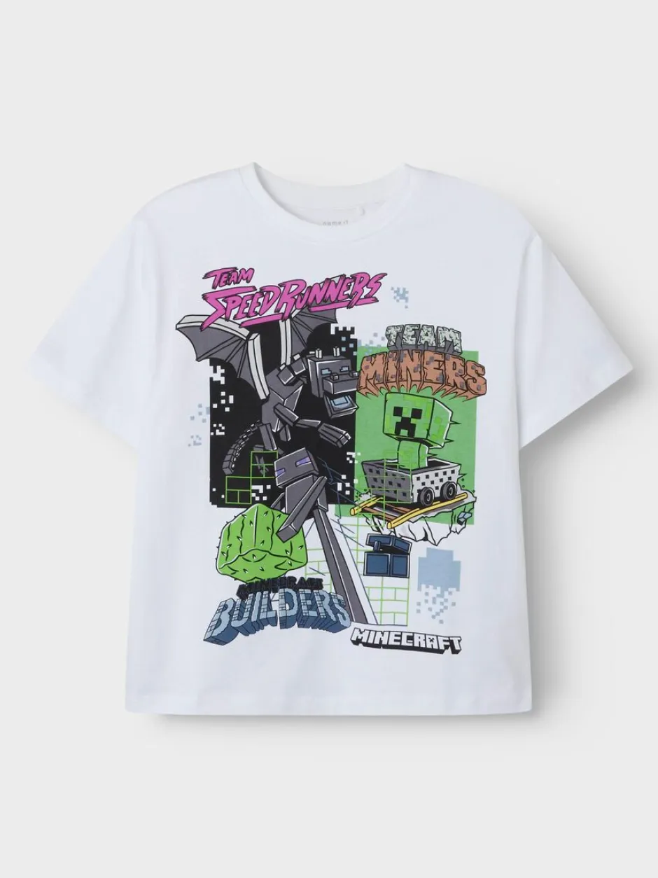 lasten t-paita, NKMJAHI MINECRAFT SS TOP>Name It Online