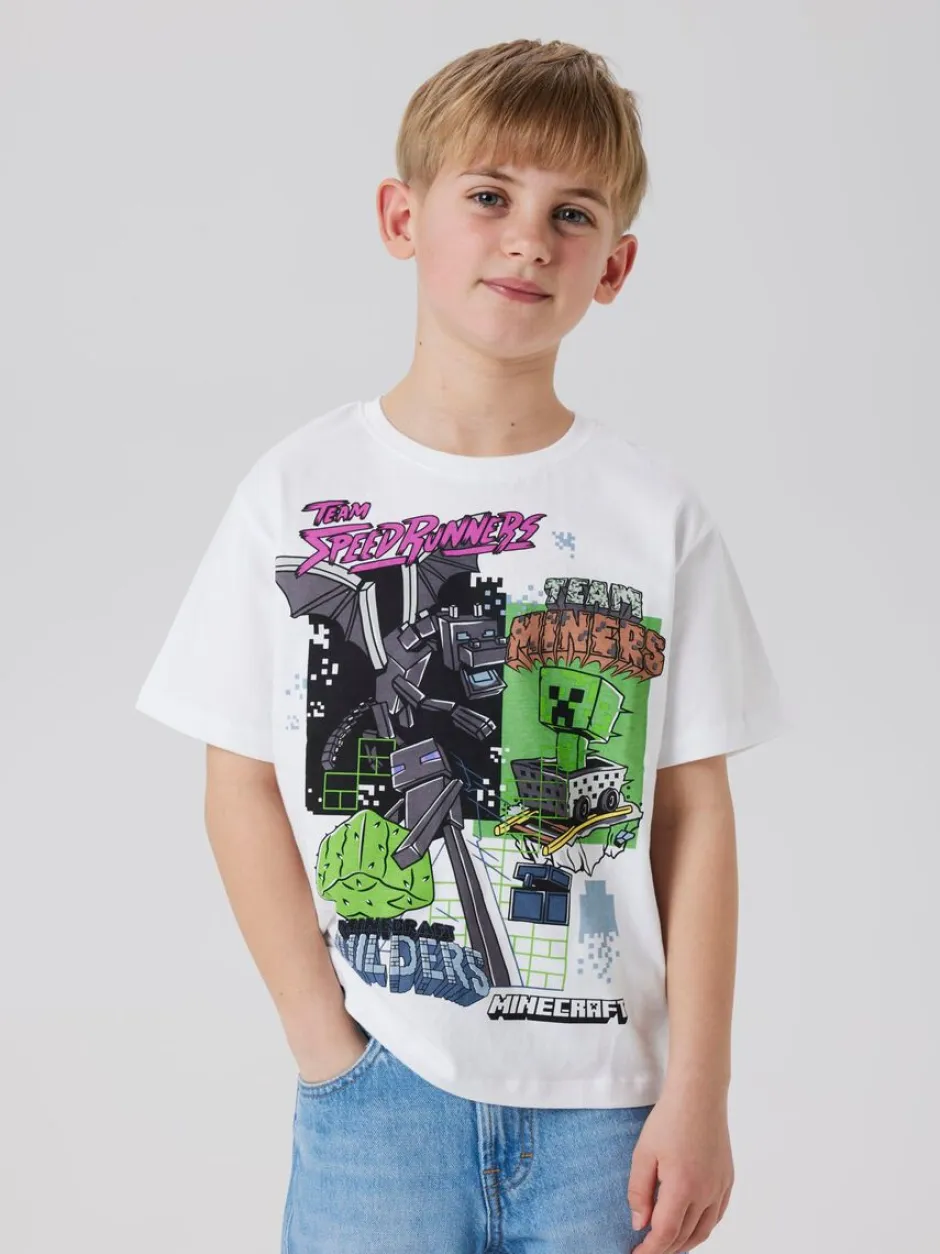 lasten t-paita, NKMJAHI MINECRAFT SS TOP>Name It Online