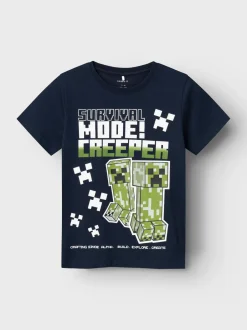 Lasten T-Paita, NKMMYLIUS MINECRAFT SS TOP NOOS>Name It