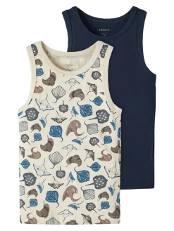 Poikien Hihaton 2-Pack, NMMTANK TOP 2P RAYS NOOS>Name It Outlet