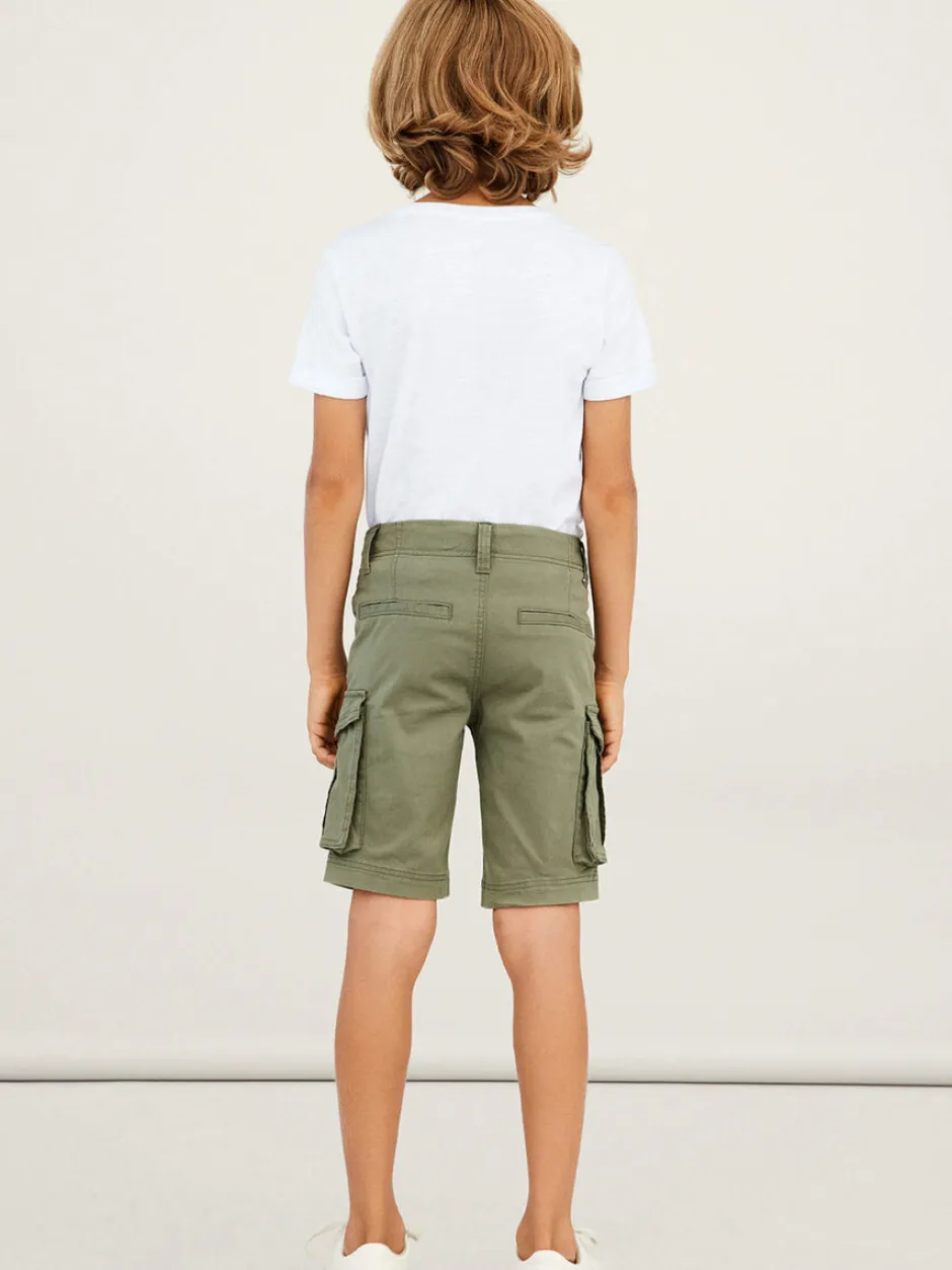 reisitaskushortsit, NKMRYAN REG TWI L SHORTS Armeijanvihreä>Name It New
