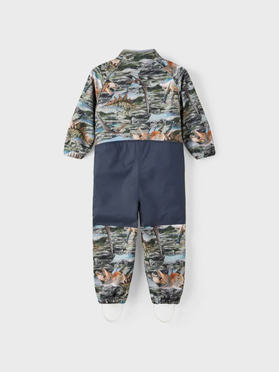 softshellhaalari, NMMALFA08 SUIT AOP FO Armeijanvihreä>Name It Online