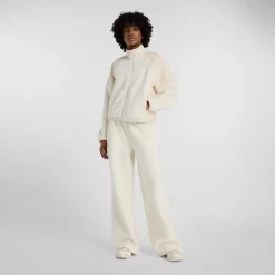 naisten fleecehousut, High Pile Fleece Pant Luonnonvalkoinen>New Balance Hot