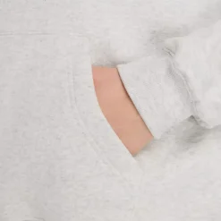 naisten huppari Linear Heritage Fleece Hoodie, vaaleanharmaa><noscript><img width=