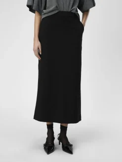 naisten hame, OBJLISA MW LONG SKIRT>Object Outlet