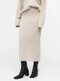 naisten hame, OBJREYNARD HW KNIT SKIRT>Object New