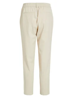 , Naisten Housut, Lisa Slim Pant Noos Luonnonvalkoinen>Object New