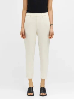 , Naisten Housut, Lisa Slim Pant Noos Luonnonvalkoinen><noscript><img width=