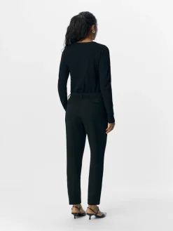 Naisten Housut, Objlisa Slim Pant NOOS>Object Best