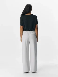 Naisten Housut OBJLISA WIDE PANT NOOS><noscript><img width=