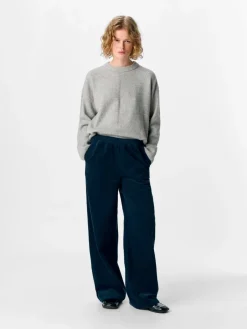 naisten housut, OBJGALA MW RE WIDE PANTS>Object Outlet