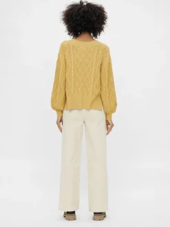 naisten housut, OBJMARINA MW TWILL JEANS>Object Online